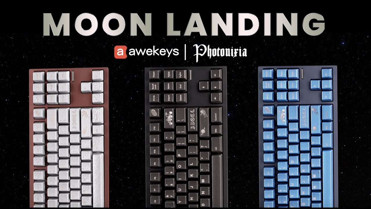 Awekeys Full Metal Keycaps Set: Designer Collection by Awekeys