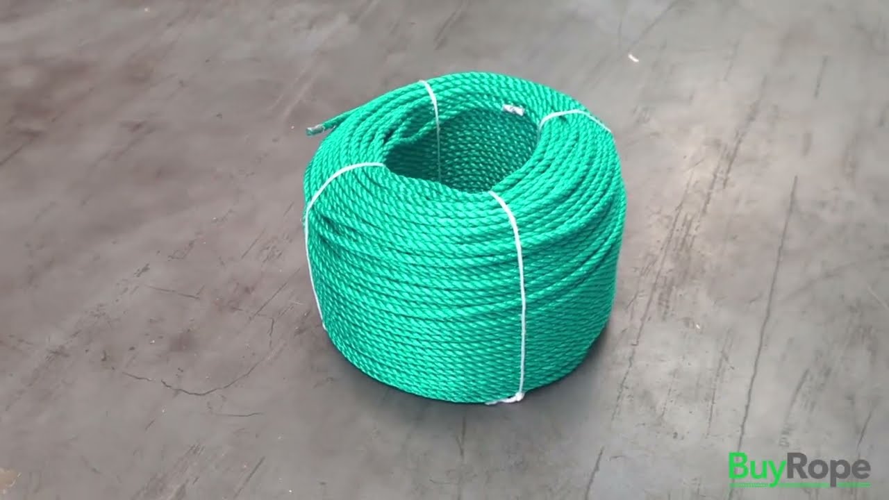 6mm Green Polypropylene Rope (220m Coil)