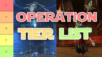 SWTOR Operation Tier List