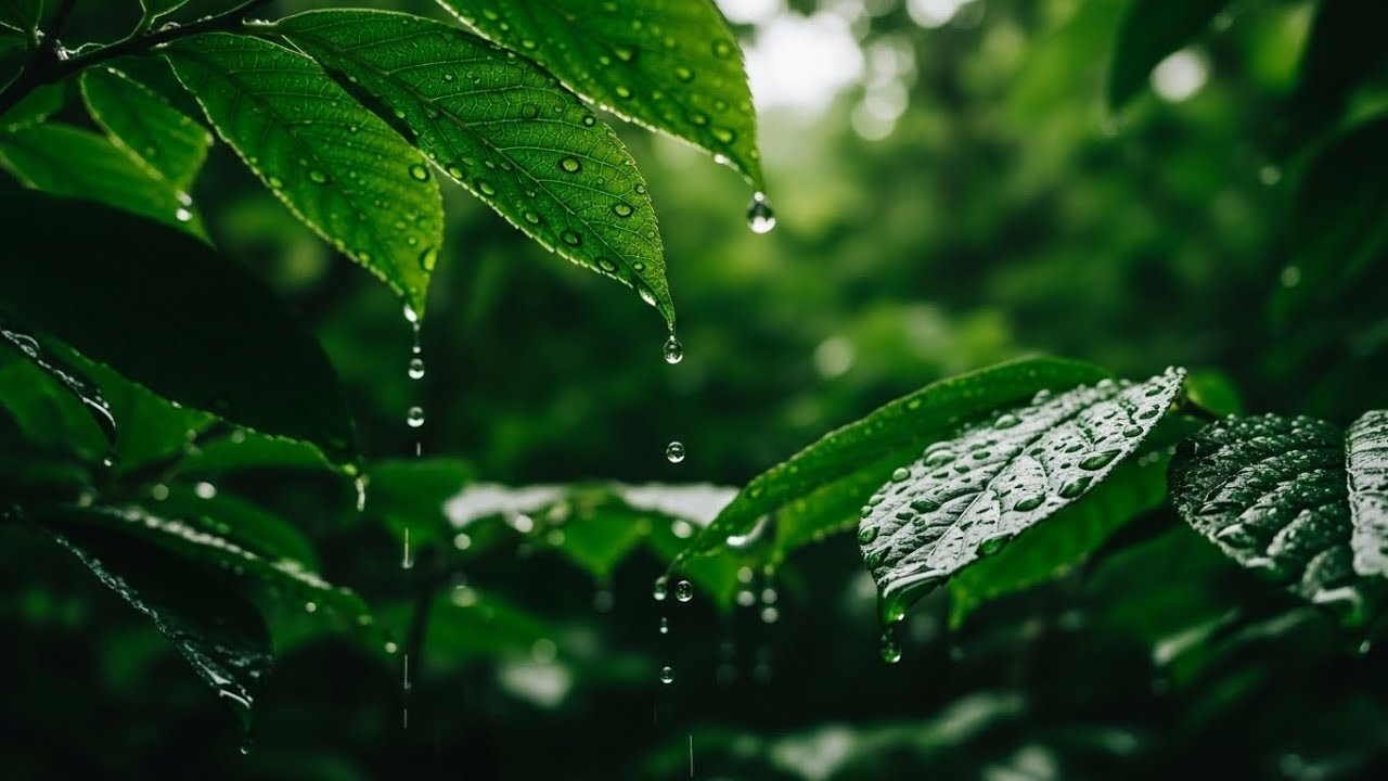 Musique paisible de pluie et saxophone jazz pour relâcher les tensions et favoriser le repos mental