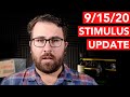 September 15 Stimulus Update: Democrats REJECT Double Stimulus Check Proposal