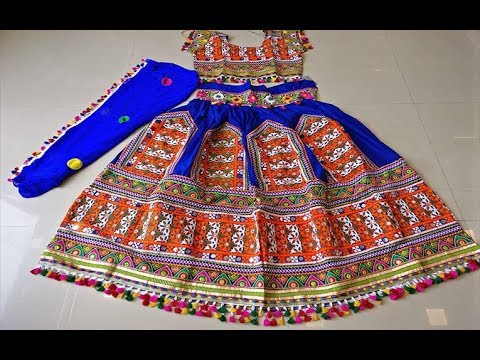 gamthi work chaniya choli