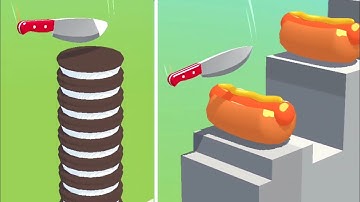 Slice It All Gameplay! Satisfying and Relaxing ASMR Slicing Video