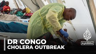 DR Congo cholera outbreak: Struggle to contain spread at camps in Goma