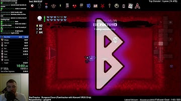The Binding of Isaac Rebirth 7 Character Speedrun PB 1:41:12