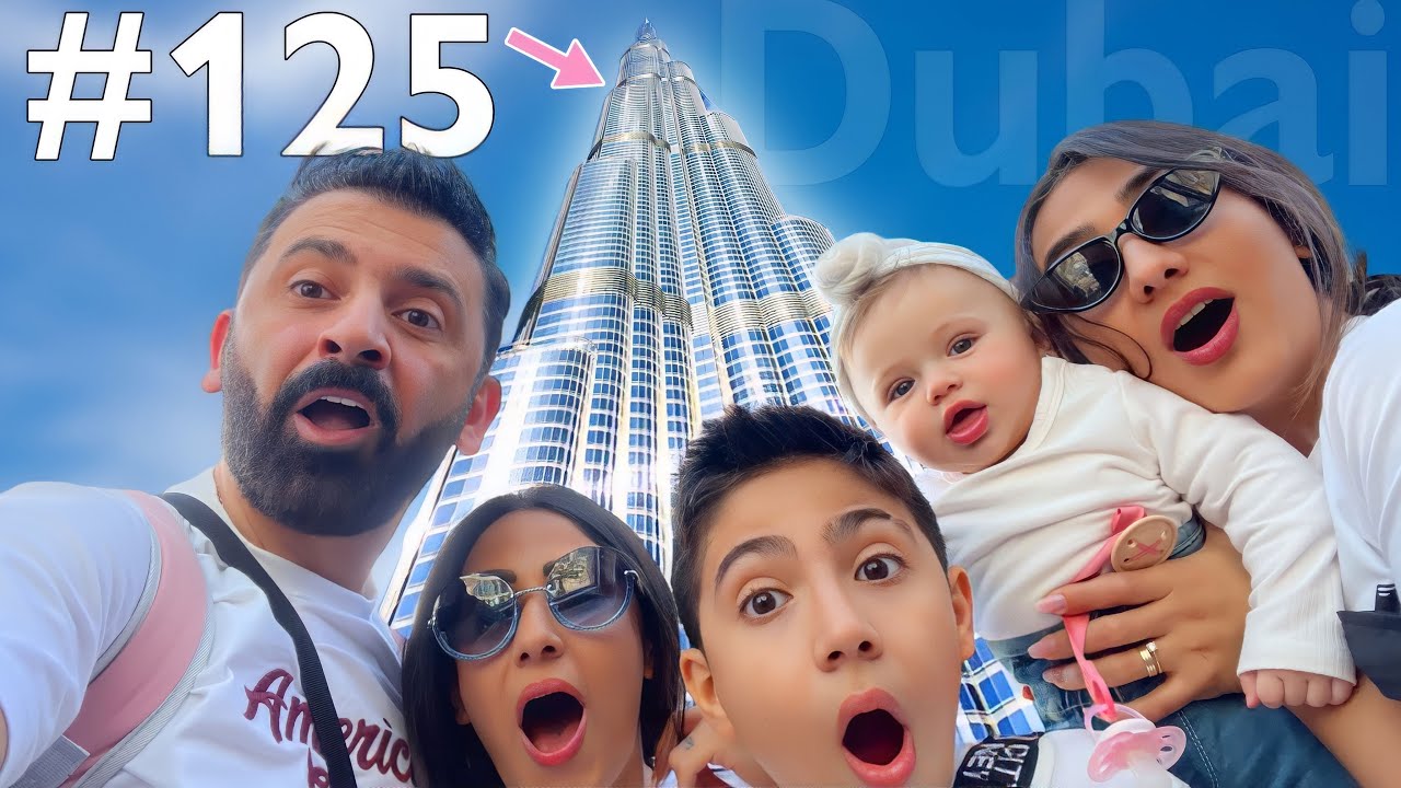 قضينا 12 ساعة في قمة برج خليفة 😱 رقم 125 !!