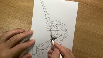 draw unicorn gundam / pencildrawing