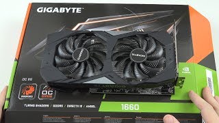 Gigabyte 1660 OC Unboxing and Test! (Non ti 220 - YouTube