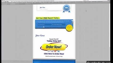 How to Add Your Aweber Code to the Optin Form Graphic