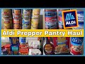 Aldi Prepper Haul | Beginning Prepper Pantry Ideas | Emergency Food Haul