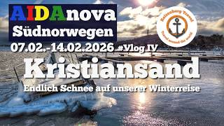 Aidanova -  Südnorwegen 07.02.-14.02.2026 #vlog4 Kristiansand, endlich Schnee in Norwegen