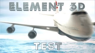 Element 3D Jet Strike Animation First Test