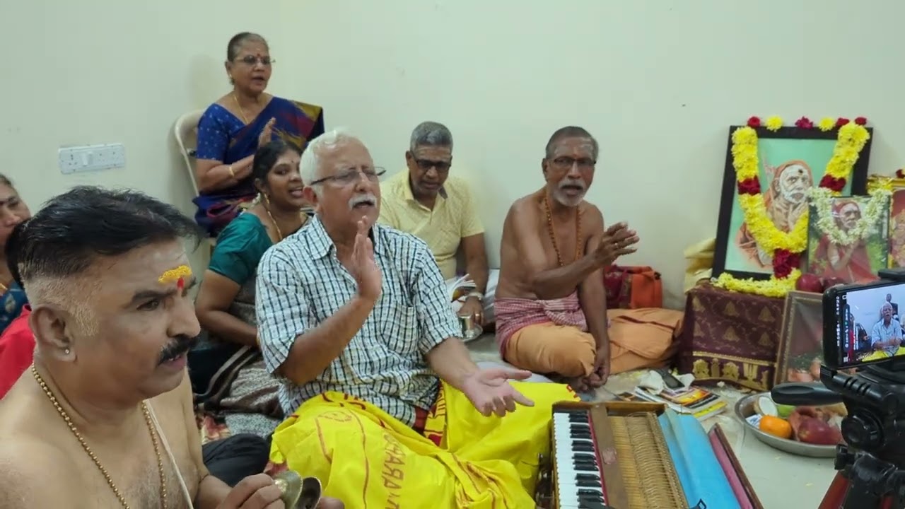 Virutham  solladi siva sakthi Ambal Song by Mohan Bagavathar at Ramkumar house Chrompet