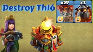 TH16 LALOON ATTACK STRATEGY | CLASH OF CLANS | BEST STRATEGY