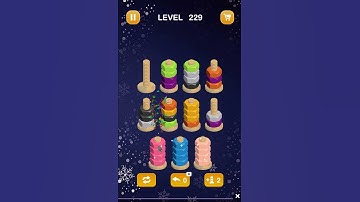 Nut Sort | Color Puzzle | Level 229 | Mobile Games