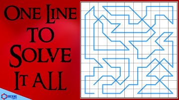 A Sudoku Whose ONLY Clue Is A Single Line???