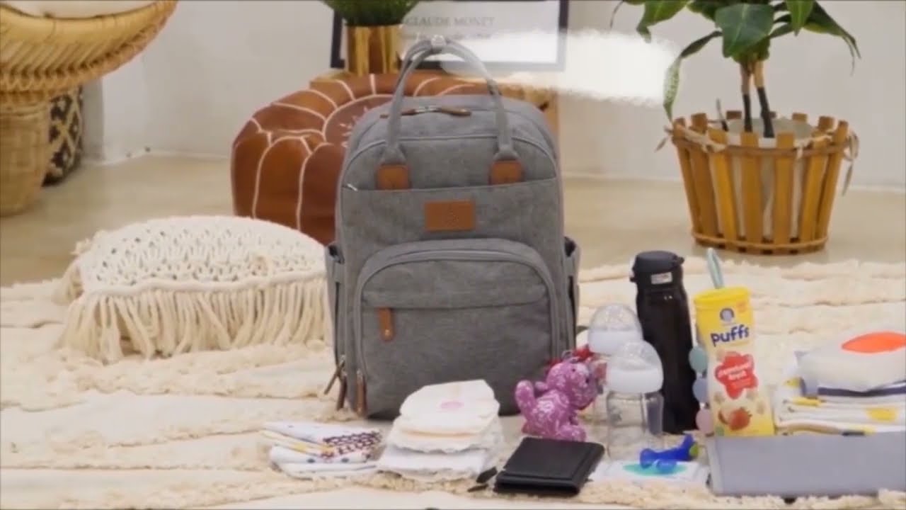 Bolsa Mochila Maternidade Donna Laço Bebê LB Kyara Preto - Lojas Donna