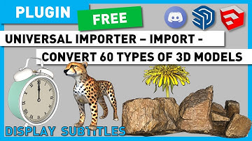 Universal Importer - Import - Convert 60 types of 3D models - FBX OBJ STL GLTF DAE STEP plugin