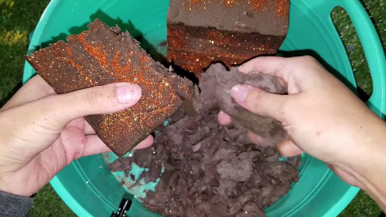 Frozen Sahara Foam Crushing