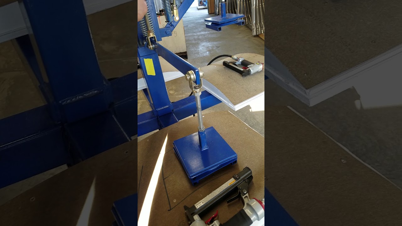 Custom Fabricated upholstery equipment foam seat compressor (FOR SALE)