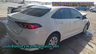 RKLBA0BE9N1004292 Toyota Corolla 2022