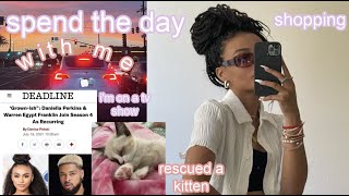 Vlog: spend the day with me! adopted a kitten, shopping, looking for furniture, new tv show?