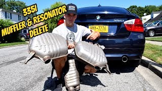 335i Muffler And Resonator Delete