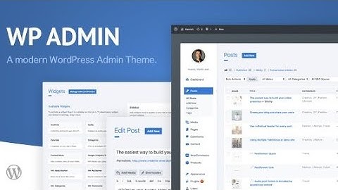 WordPress Admin Dashboard Custom Theme Installation + Free Admin Theme
