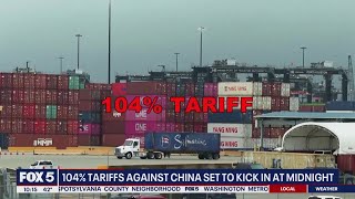 Trump sets 104% tariff rate for China