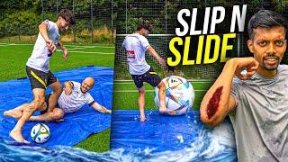 SLIP 'N SLIDE FUßBALL CHALLENGE endet BRUTAL!