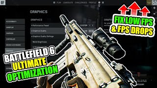 FIX LAG & FPS DROPS in Battlefield 6: Ultimate Optimization Guide