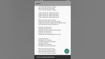 Aplicaction Android  api.lyrics