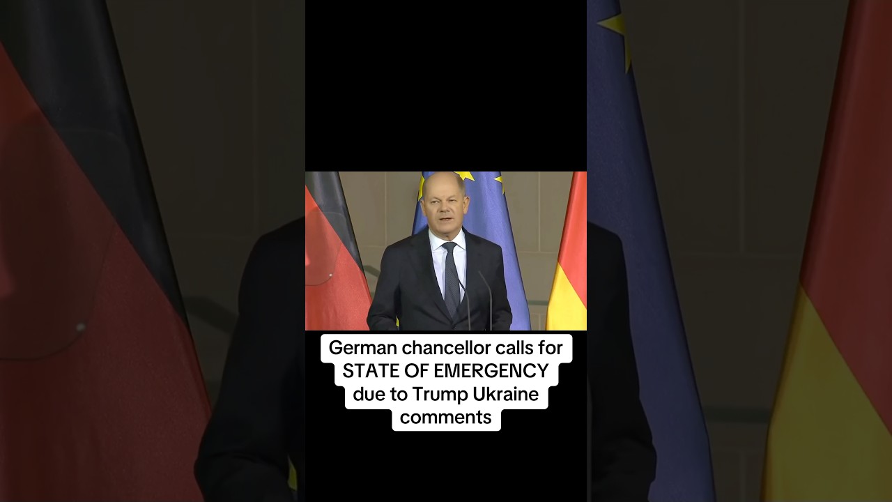 German chancellor urges declaration of EMERGENCY over Trump
