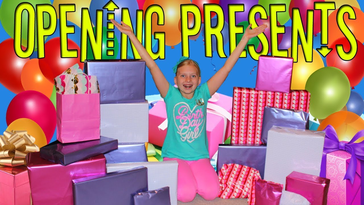 Birthday Morning Present Opening -- Alyssa's 11th Birthday!!