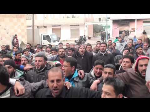 شام درعا معربة ثورة الأحرار الرق الأبية على طريق الحري ة 22 2 2013 ج1