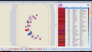 2.09 Master BERNINA Embroidery Software 8 – Basics of Editing-My Threads Docker