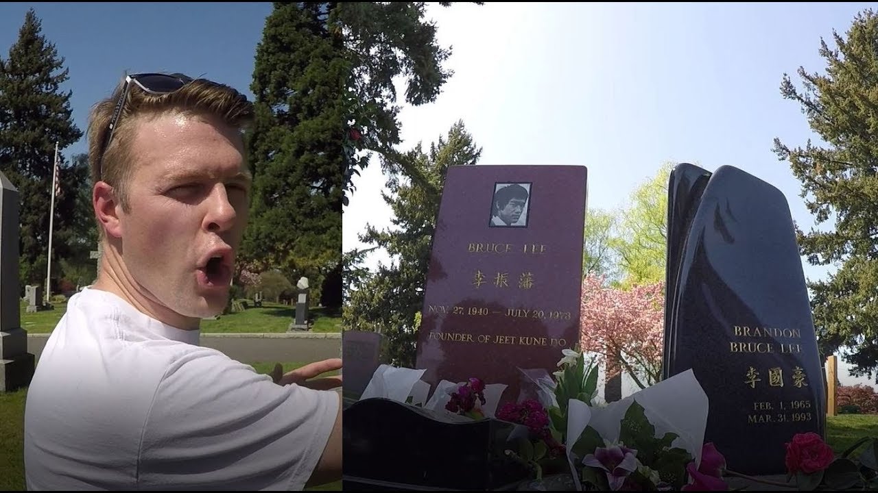 brandon lee and bruce lee's grave site