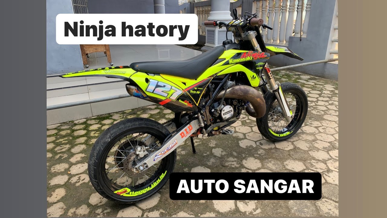 NINJA 150 RR MODIF SUPERMOTO YouTube