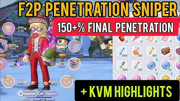 F2P Sniper Penetration Build | 150+% Final Penetration | KVM Highlights |RAGNAROK X: Next Generation