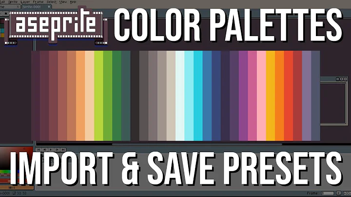 Master the Art of Color: Import and Save Palettes in Aseprite