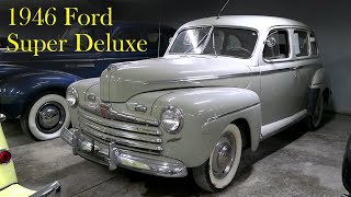 1946 Ford Super Deluxe Sedan  Flathead V8