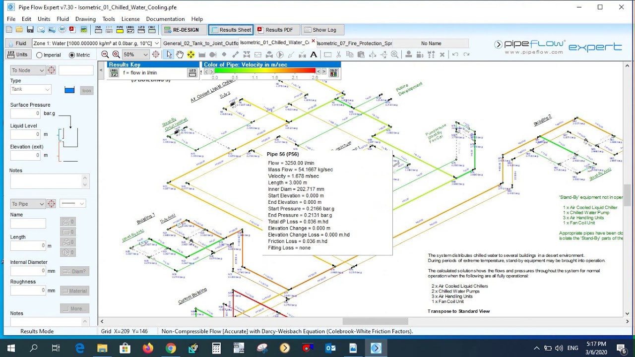 pipe flow m file
