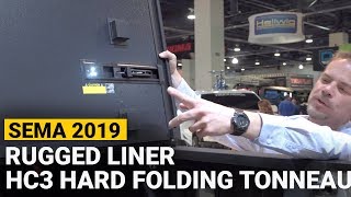 Rugged Liner Hc3 Hard Folding Tonneau Cover At Sema 2019 Youtube