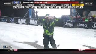 Henrik Harlaut Nose Butter Triple Cork 1620 Wins Gold Ski Big Air Winter X Games Aspen 2013