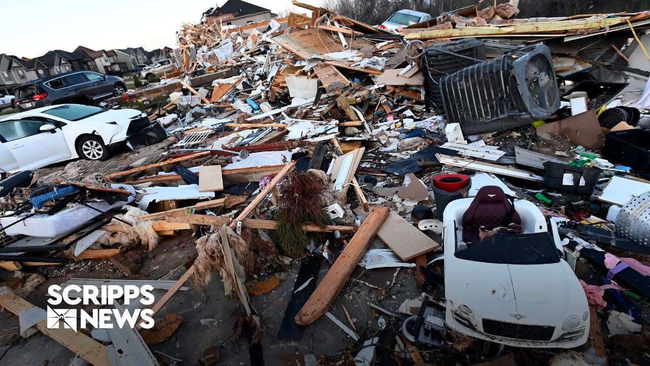 6 killed in deadly Tennessee tornadoes, cleanup underway - YouTube