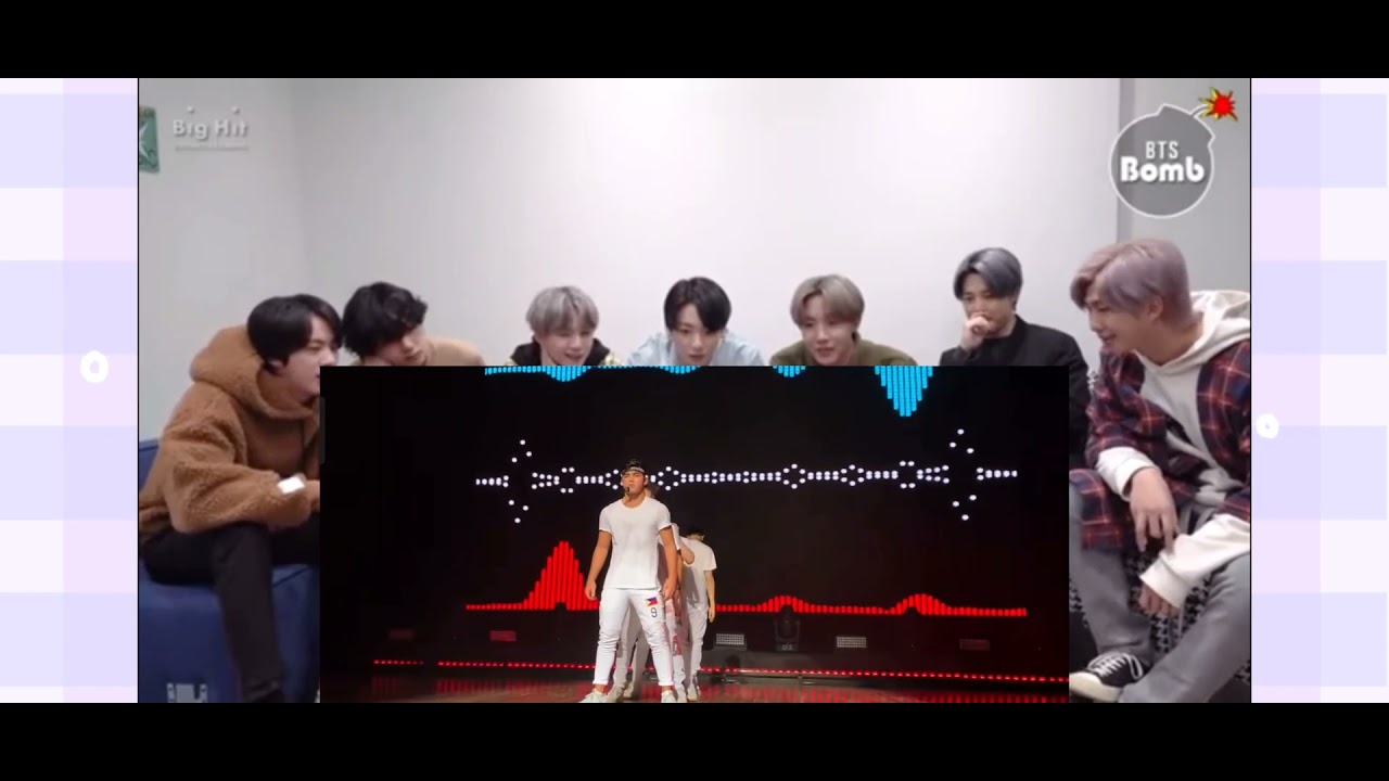 BTS reagindo a NOW UNITED LIVE (This moment)