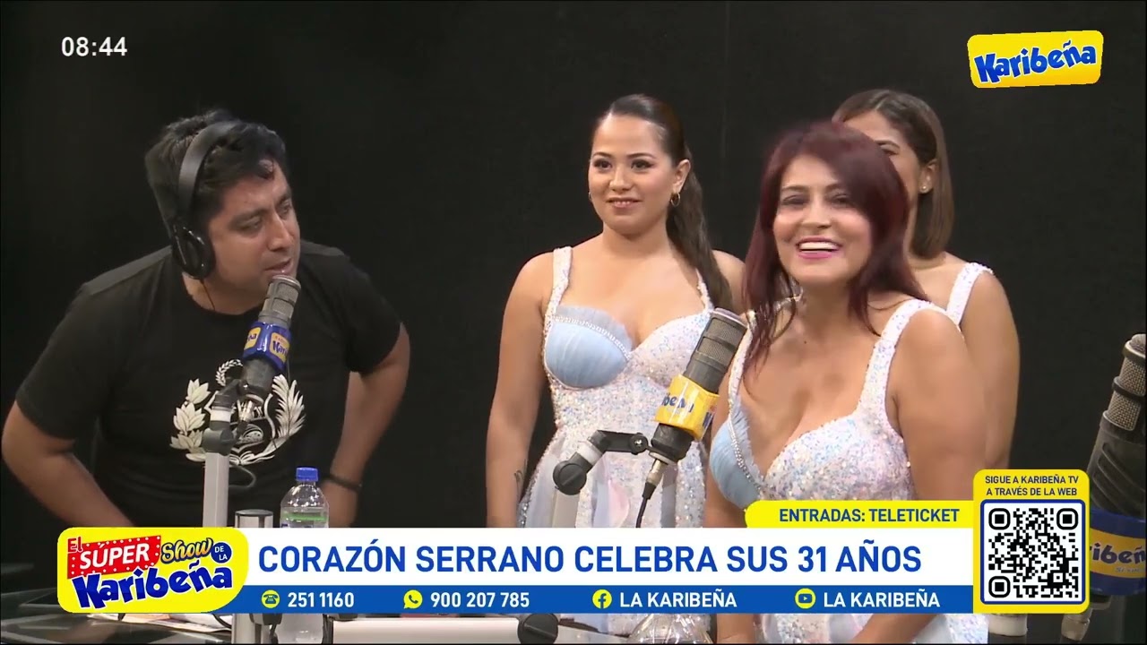 Corazon Serrano en radio La Karibeña febrero 2024