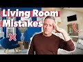 Living Room Design Mistakes (And How to Fix Them!)