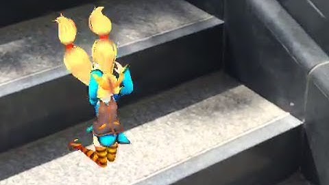 ARKit demo - jumping a flight of stairs