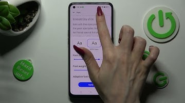 OPPO Reno 8T Change Font Style / Set Up Font Style